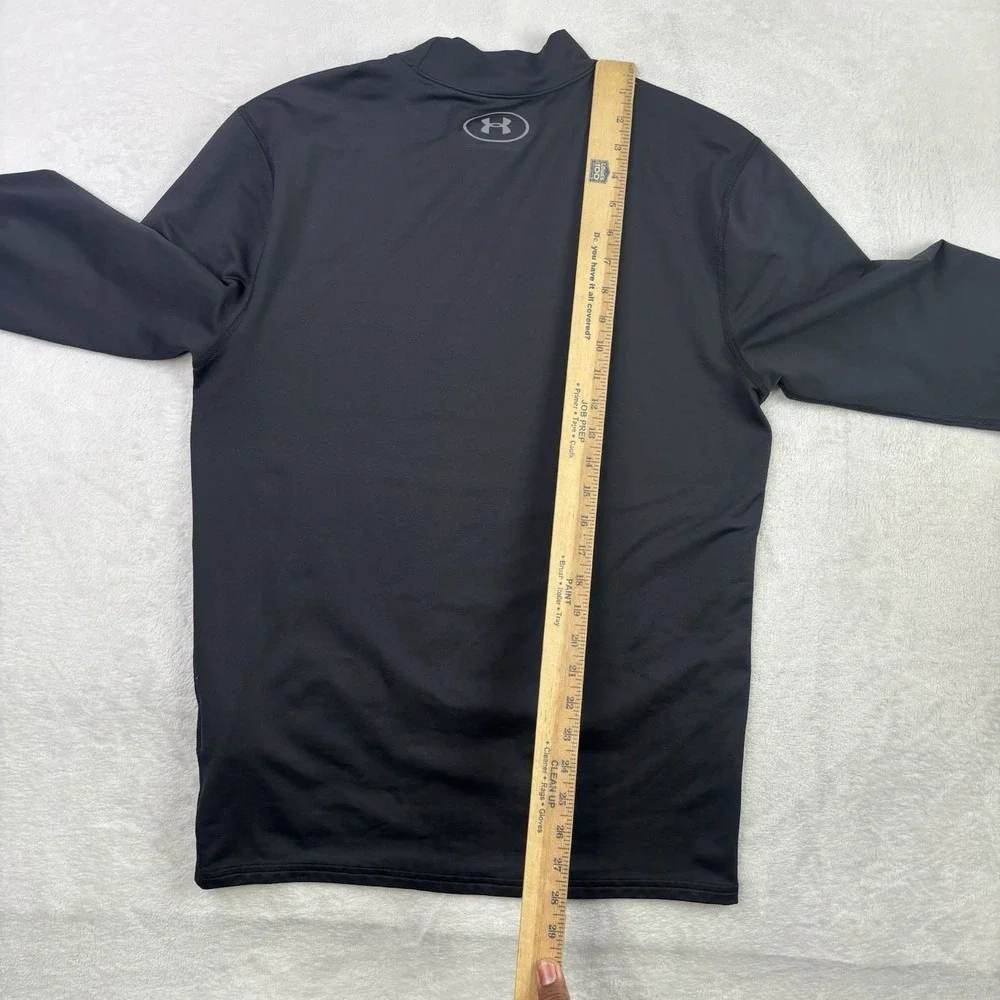 Under Armour ColdGear Compression Black Long Sleeve Activewear Athletic Men's 2X